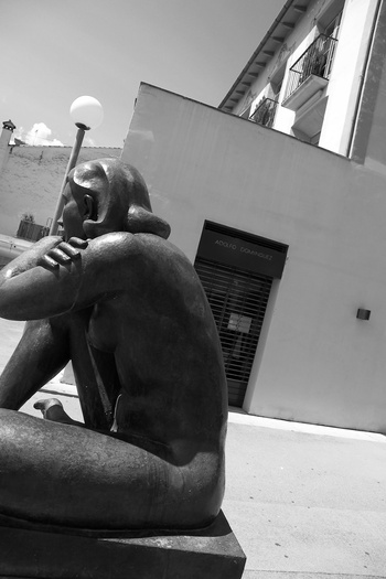 The Thinker Outside Adolfo's