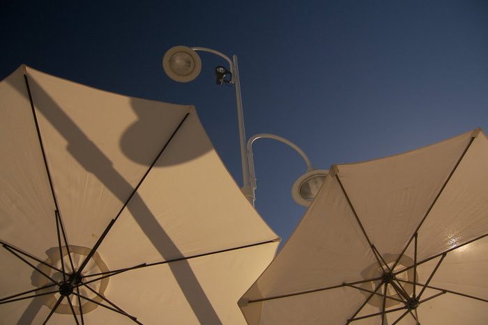 White and Blue