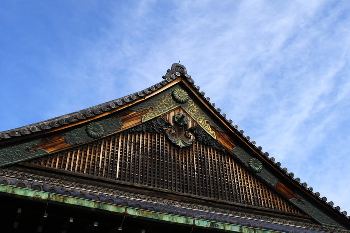 Blue Kyoto Castle